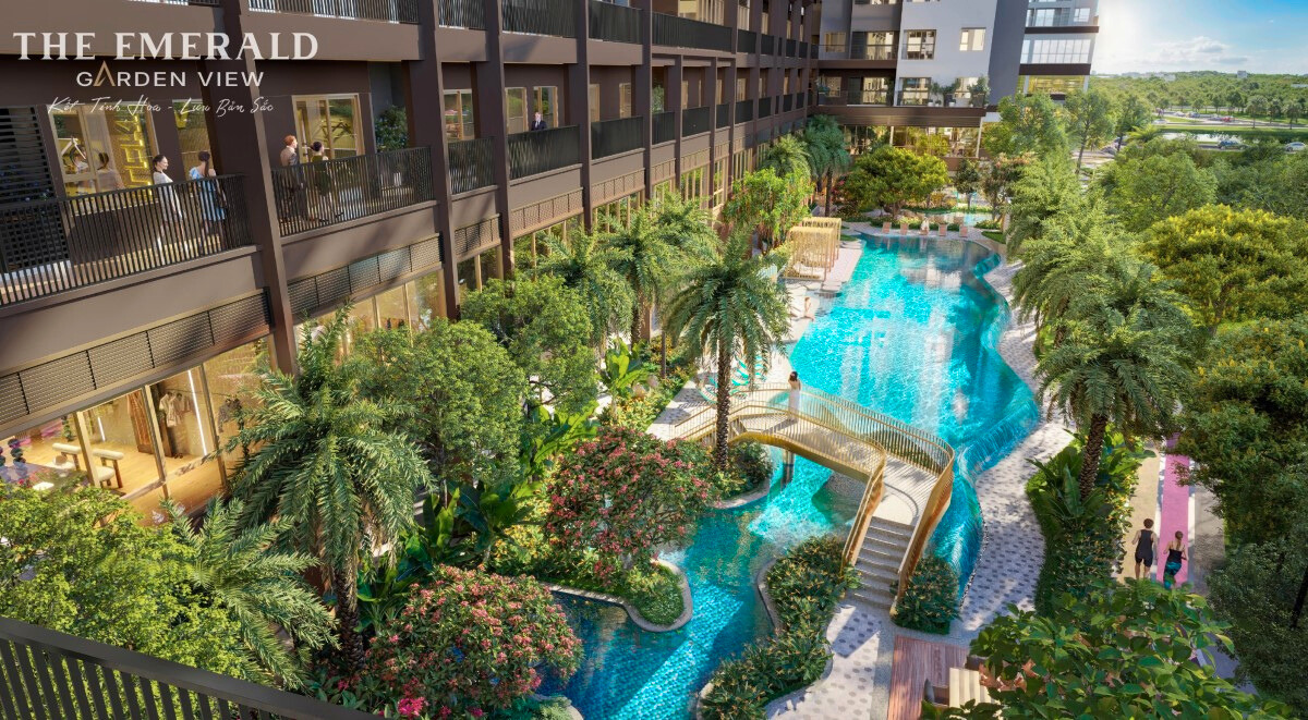 Hồ Bơi Nội Khu The Emerald Garden View