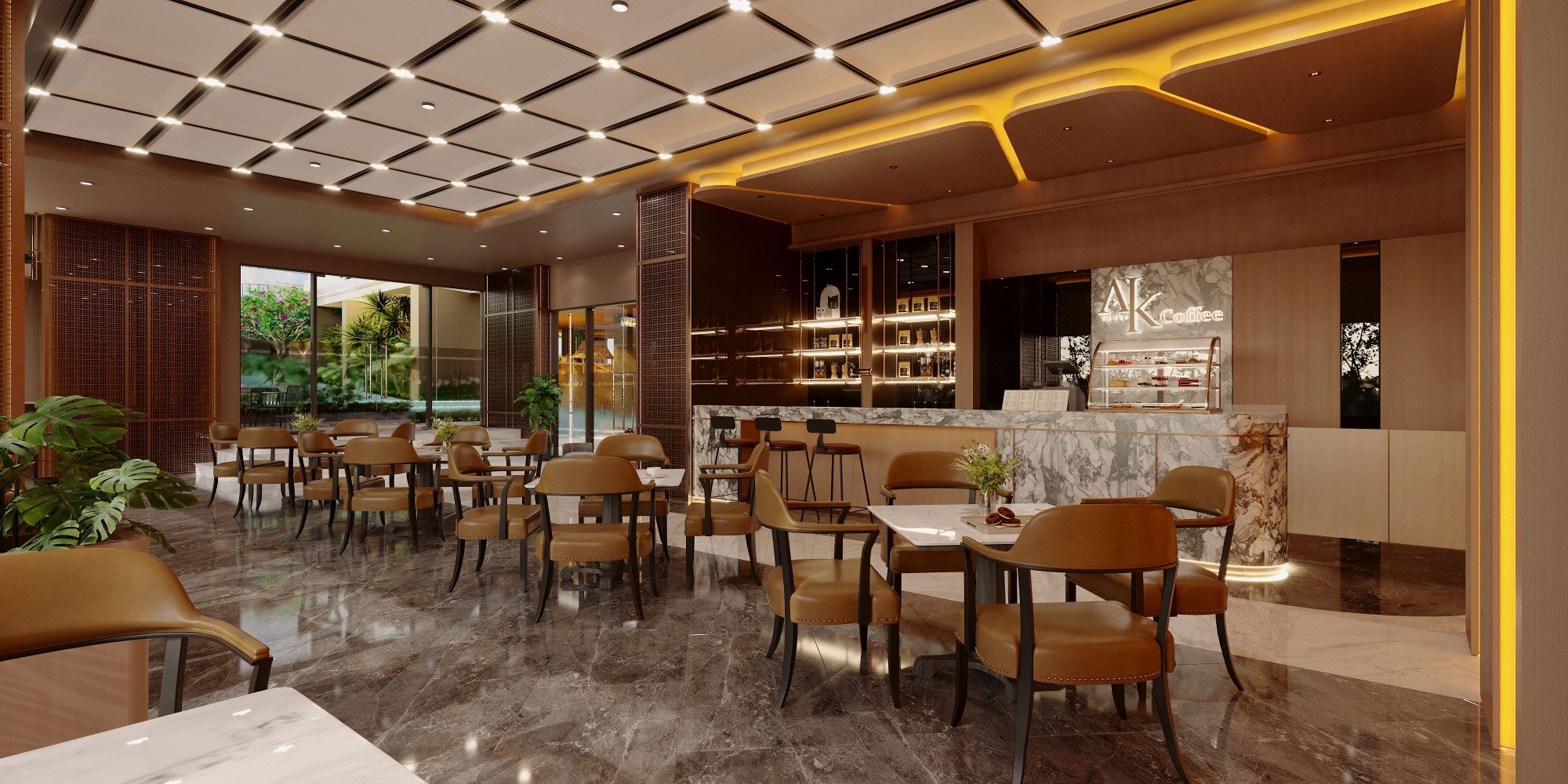 Khu Cafe Căn Hộ Ak Tower (1)