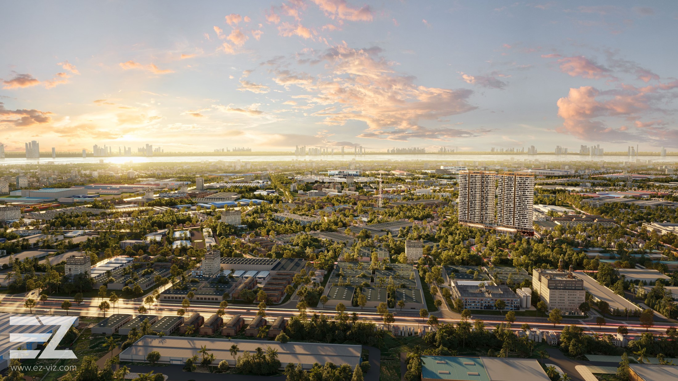 Phối Cảnh Dự án Ak Tower Thành Phố Mới Tp (5)