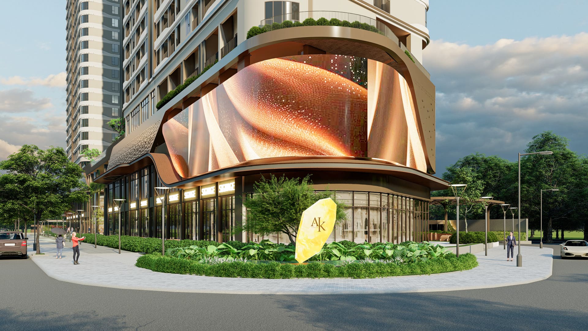 Sân Vườn Căn Hộ A&k Tower (3)